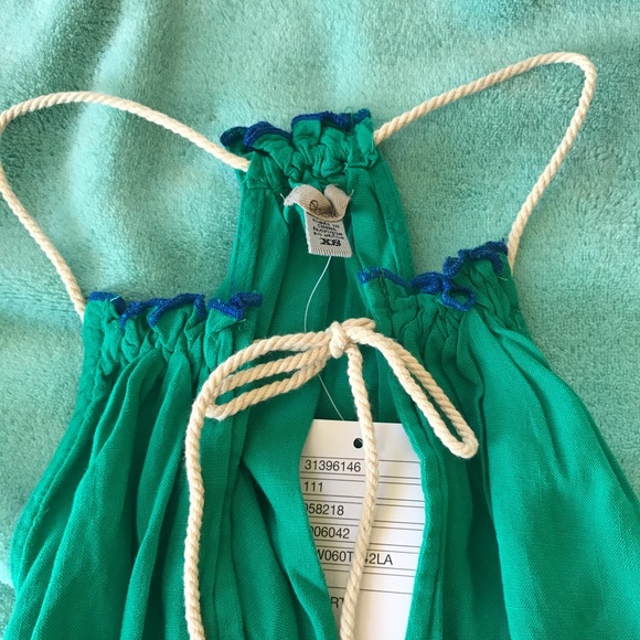 Ecoté Teal High Neck Swing Tank - Picture 3 of 6